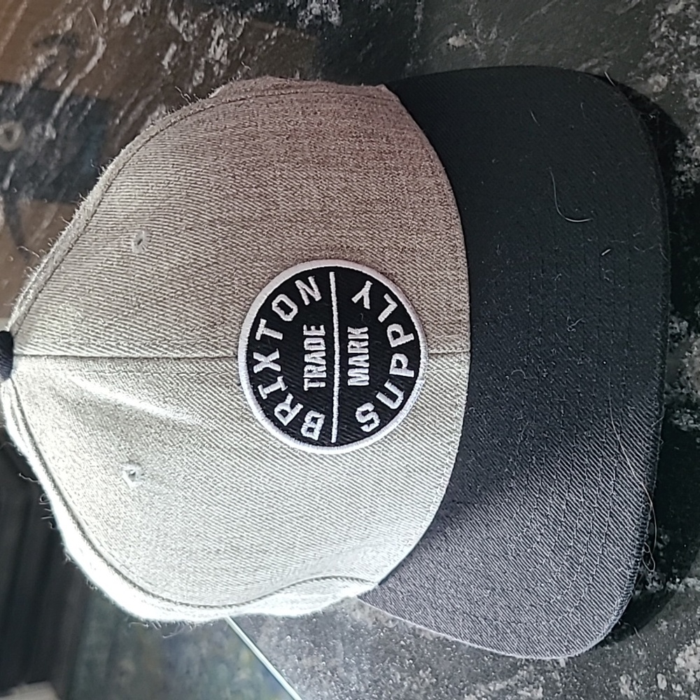 Mens Edmonton Oilers x Brixton snap back hat